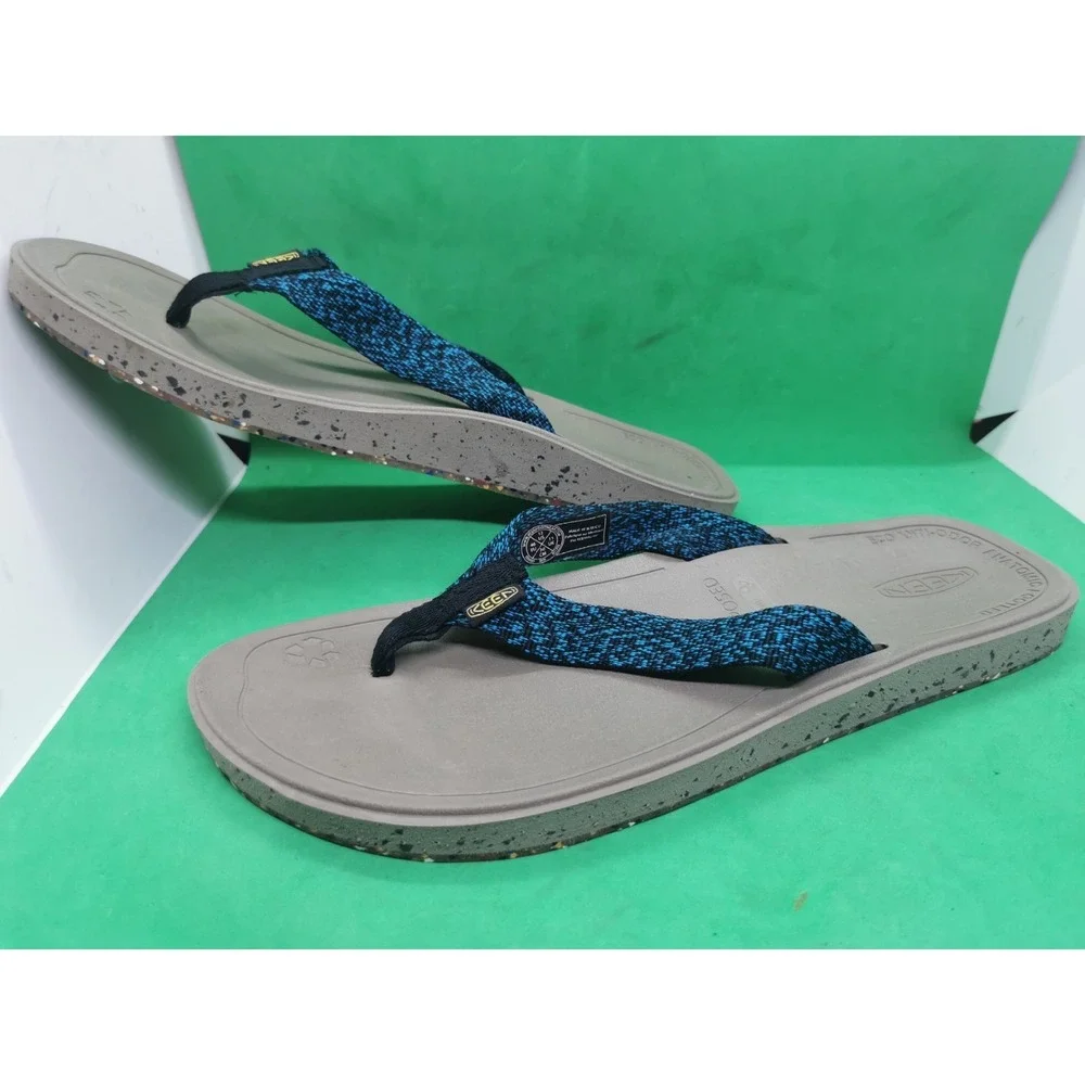 KEEN Harvest Flip Flops Men's Size 12 Sandals Repurposed Sole Slip On